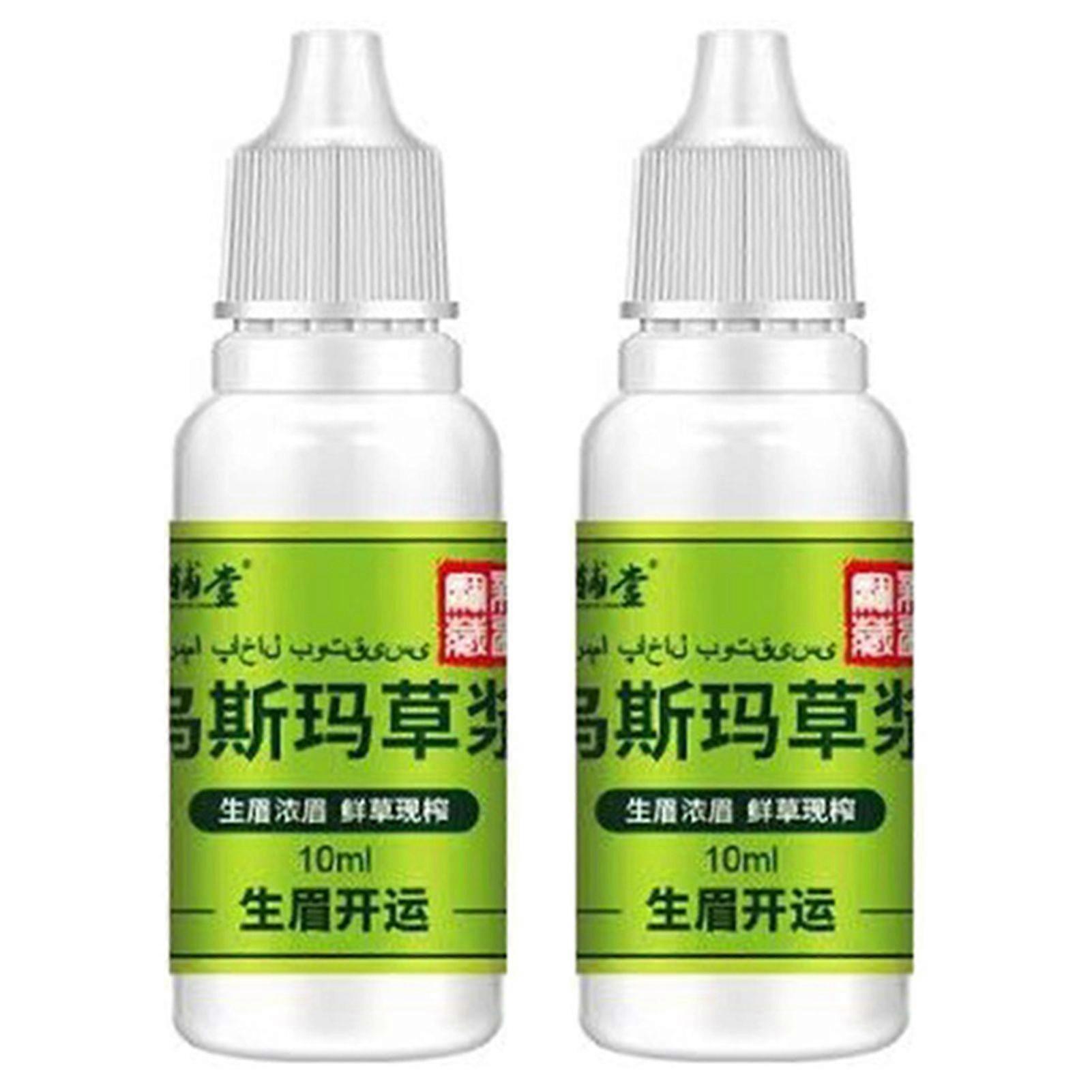 Usma Grass Extract Essence Haargroeiserum voor Wimpers Wenkbrauwen Voedende Vloeistof voor Mannen Vrouwen Dagelijks Gebruik