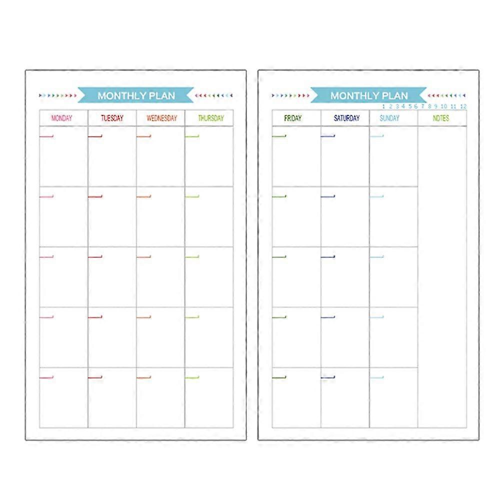 40 Sheets A6 Paper Refills for Personal Folder Planner, 6 Hole Notebook Diary Refill for Monthly Planning, Mensil