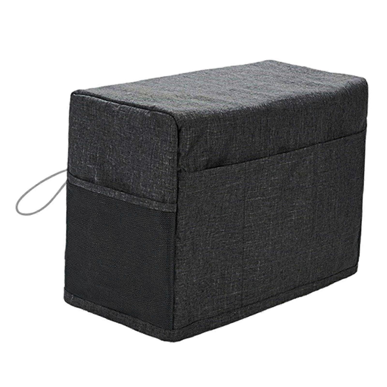 Sewing Machine Cover Foldable Protective Case Waterproof Dustproof Storage Fits Most Machines Black