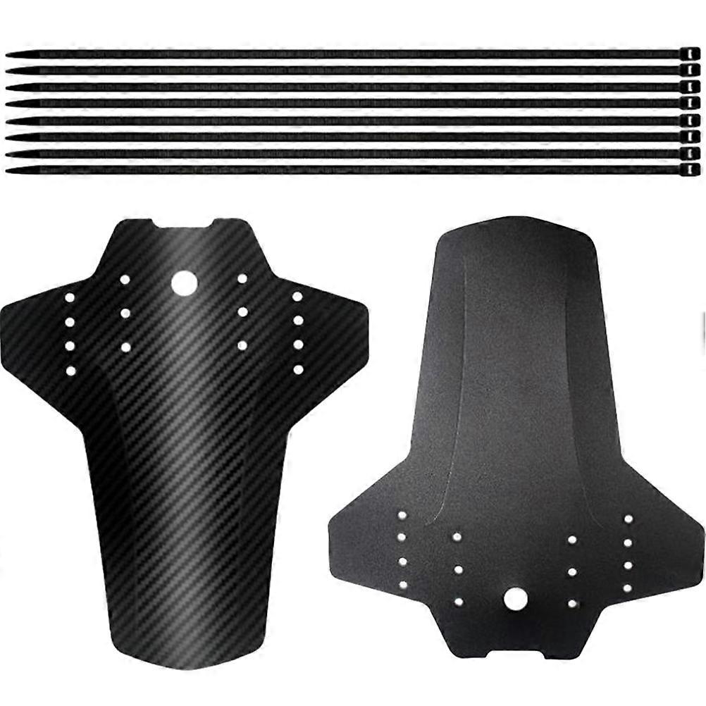 Durable Mountain Bike Mudguards Set – Front & Rear Cycling Fenders Splash Guard for Mud and Debris Protection Easy Installation