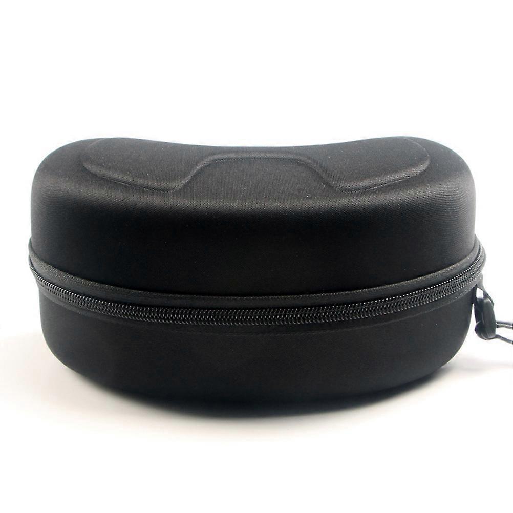 Ski Goggles Hard Case Portable Storage Ski Snowboard Goggles Box Compressive Pressure Wear Resistant Black 1Set