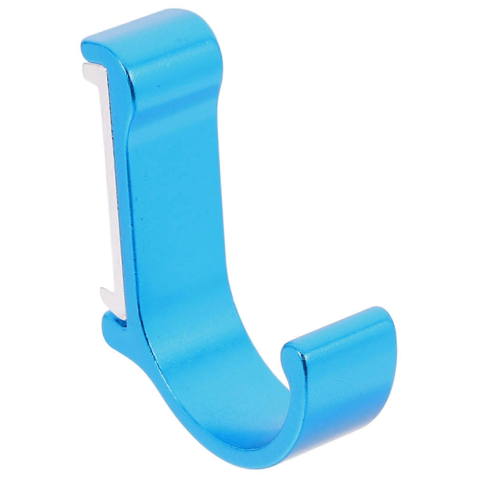 Blue Aluminum Hook for Home Use Easy to Install with Screws Included 4.7x2.6 Inches