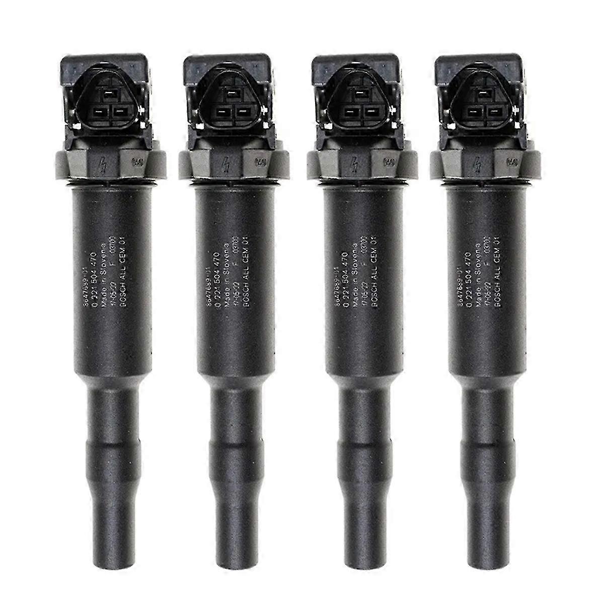 4 Pcs for E46 E60 E85 E90 Ignition Coils with Spark Plug Connector 12138657273 12137594937 Edition0722