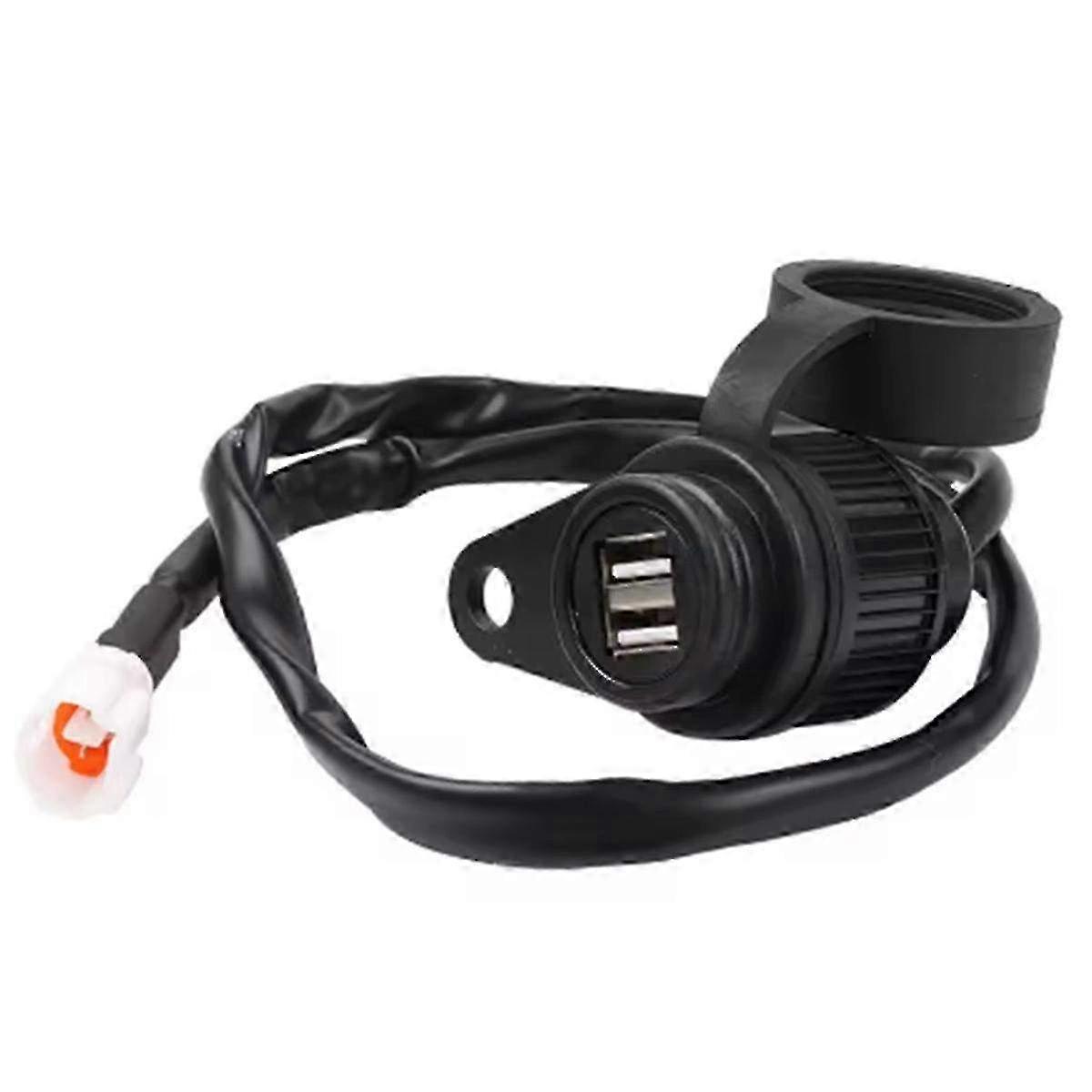 Double USB Charger Socket Compatible with Yamaha MT-09, MT-07 & XSR700 Motorcycles