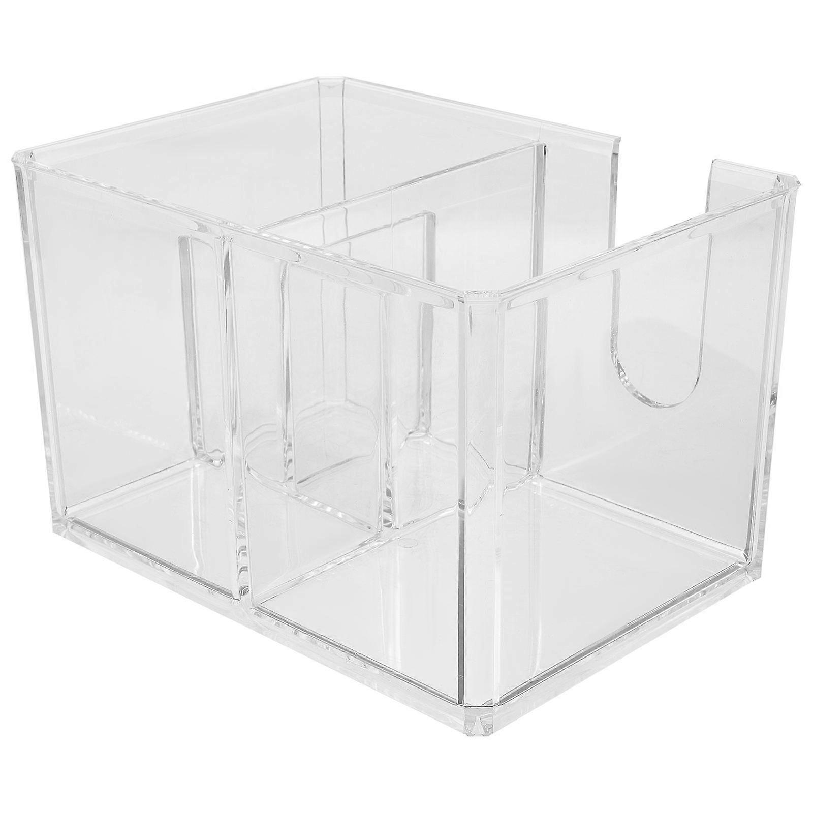 Pet Hairdressing Shear Storage Holder Rectangular Shape PP Material For Bathroom Shelf 15.00X10.00X9.00cm Tool Organization 1Pack