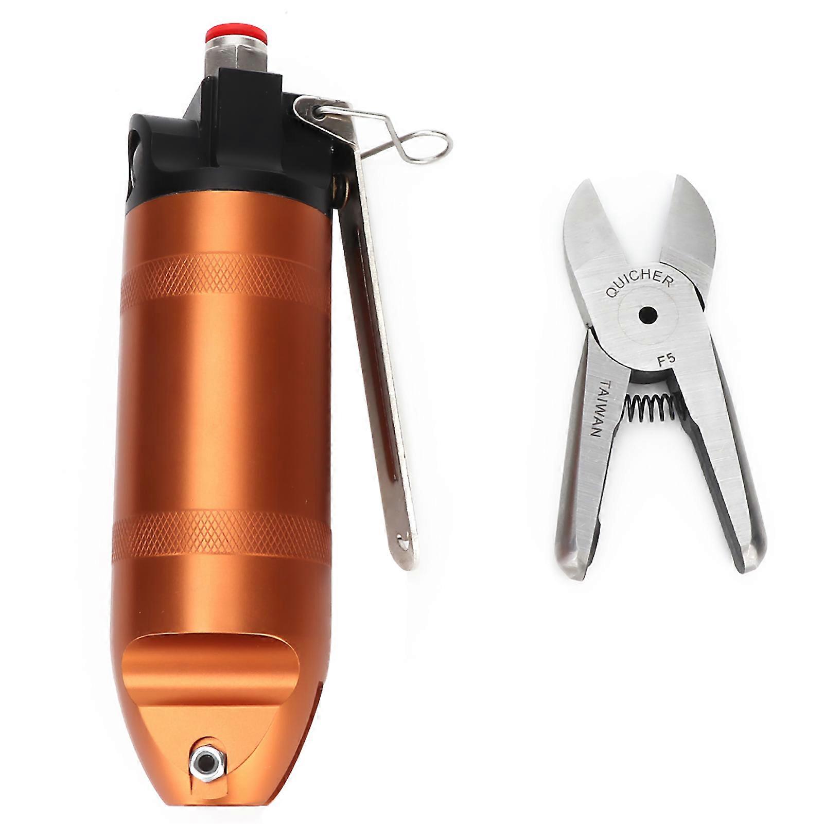 HS20 Series Pneumatic Scissors Air Nippers Shears Cutting Tool for Plastic Cable Wire(HS20-F5)