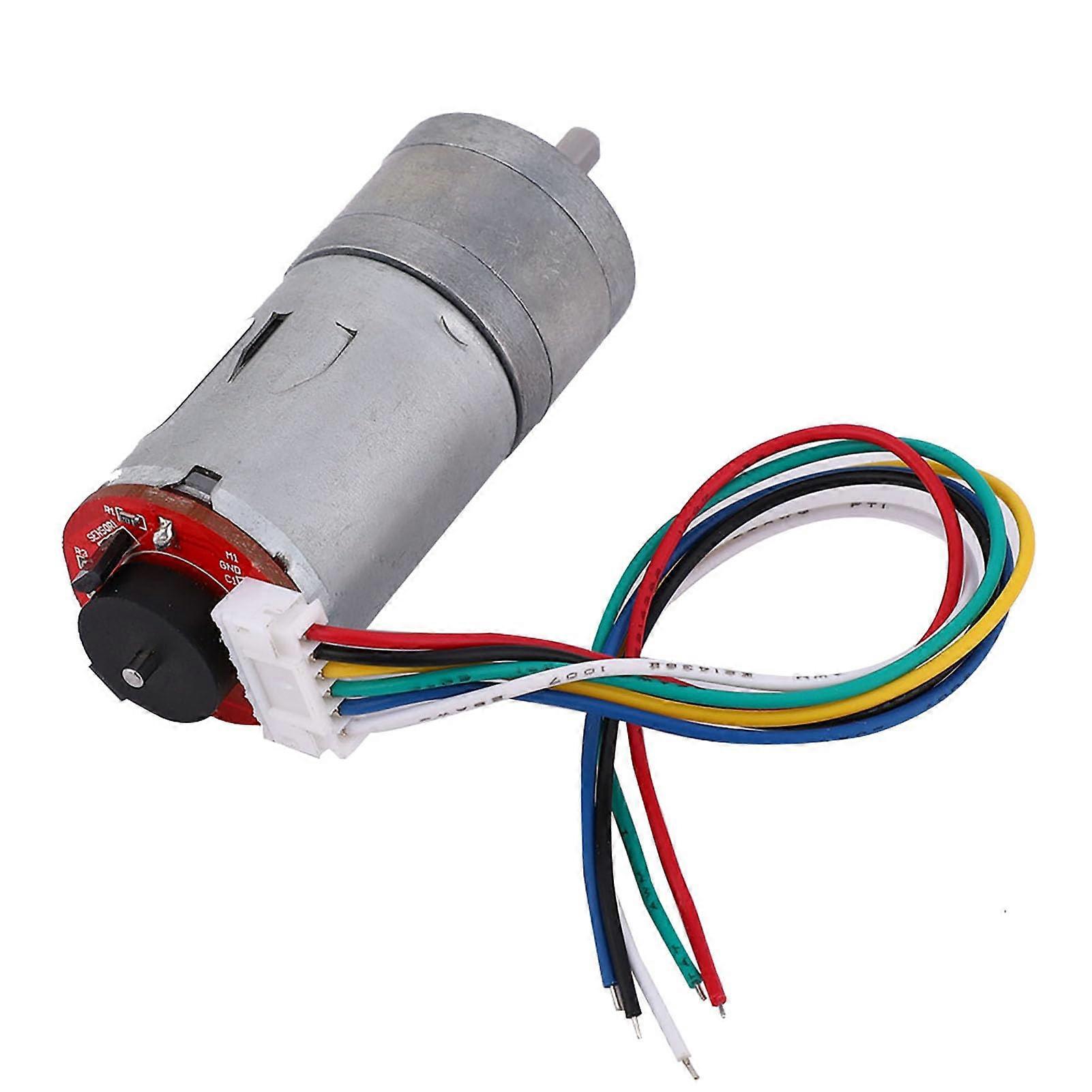 Robot Kit With Encoder Gear Motor 65mm DC12V Metal Mounting Bracket High Precision Compatible With 65mm Wheel Kit