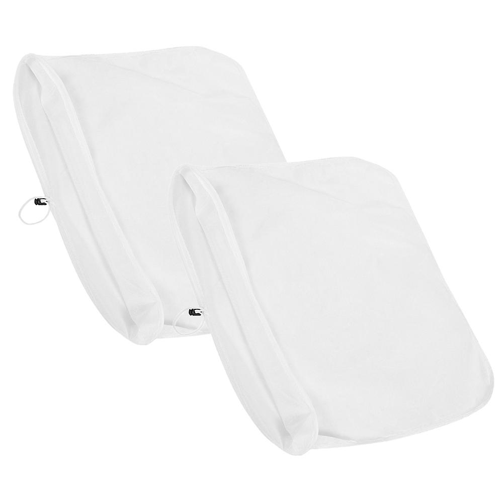 Fine Mesh Strainer Bags Brewing Bag Reusable Tea Filtering Polyester 26in x 22in 2Pcs