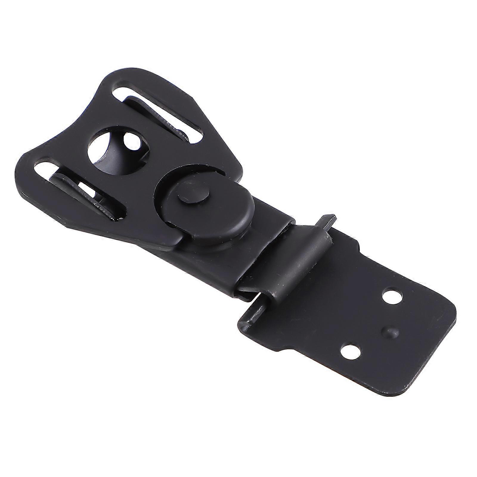 Black Stainless Steel Twists Latch Clamp Tool Boxes Locking Adults Storage Security 1Pack