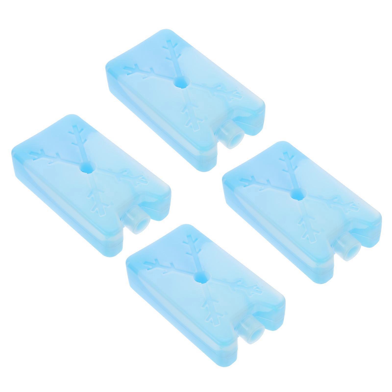 4pcs Portable Ice Boxes, Multifunctional Ice Bags for Food Preservation, No Water Needed for Lunch Boxes and Travel
