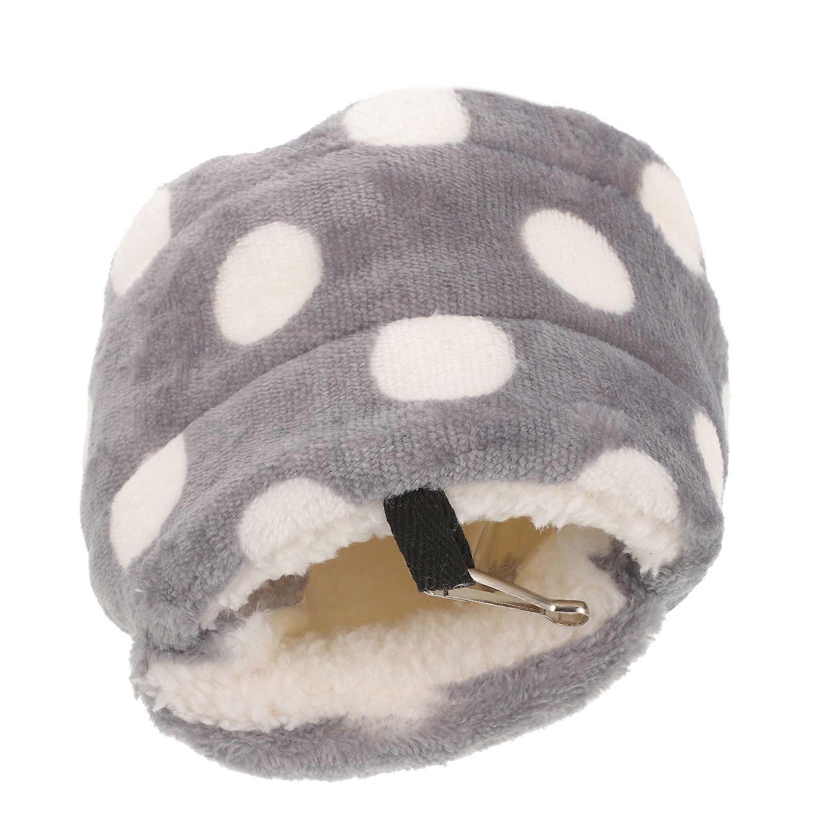 Warm Flannel Hammock for Pet Use Practical Trendy Design with Hooks 7 x 10 inches
