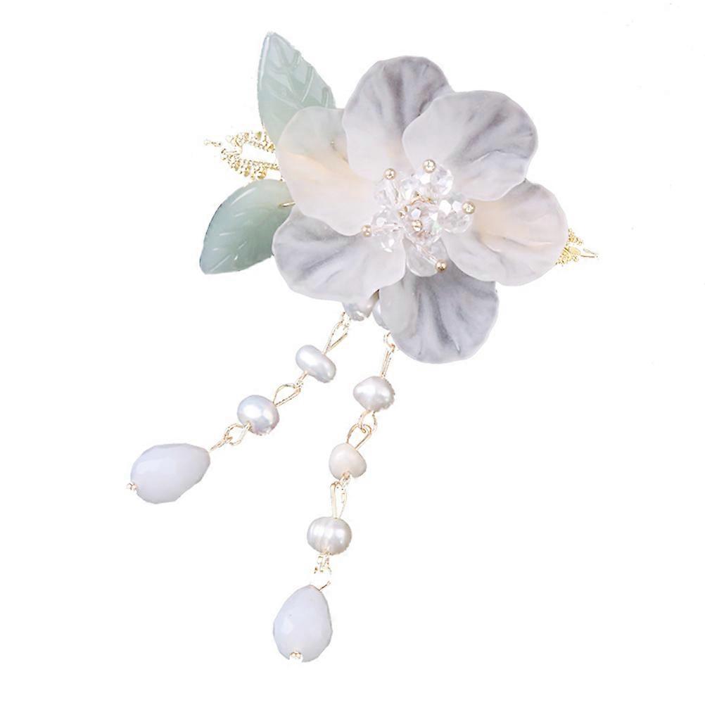 Crystal hairpin with Tassel Design for Decoration Assorted Color Good Grip Easy to Clip Matches Different DressUps