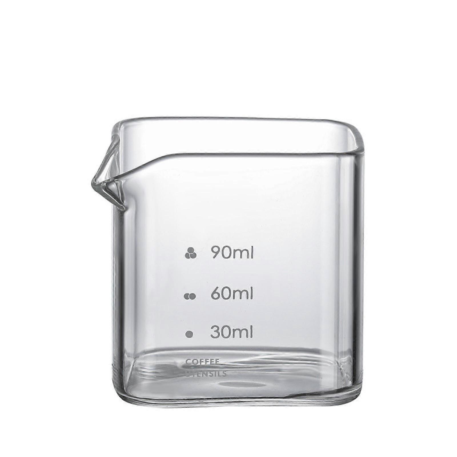 Espresso cup pourer glass measuring cup with scale espresso shot glass