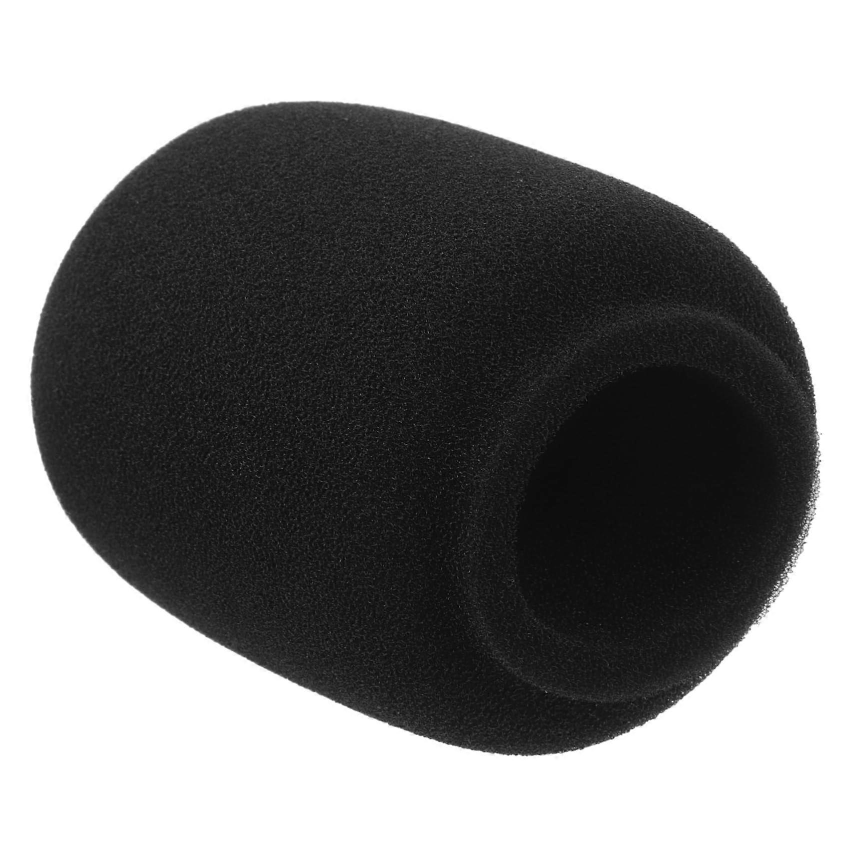 20 pieces of soft sponge microphone cover, thickened windproof design for noise isolation