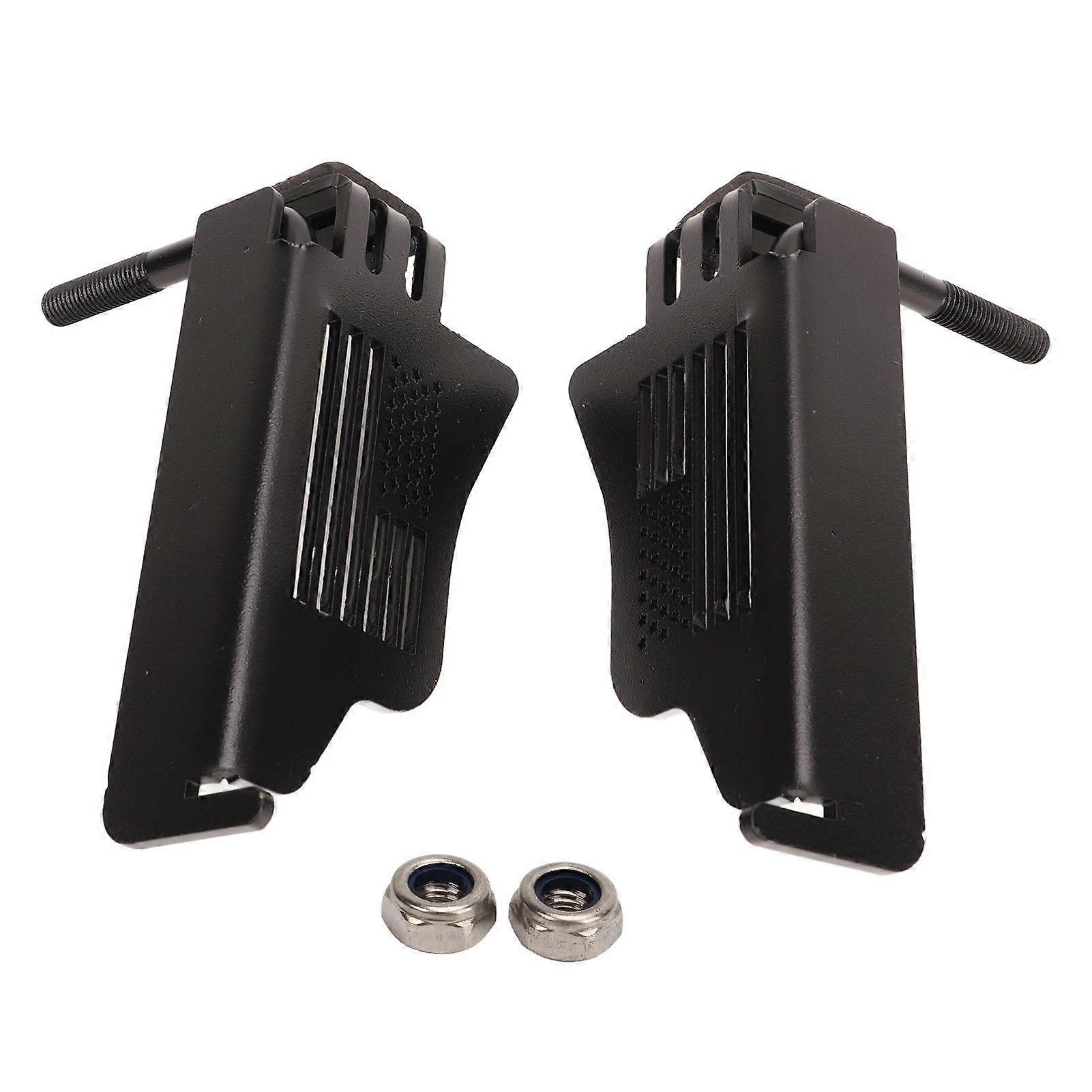 Front door metal rest pedals for Wrangler JK 2DR JKU 4DR