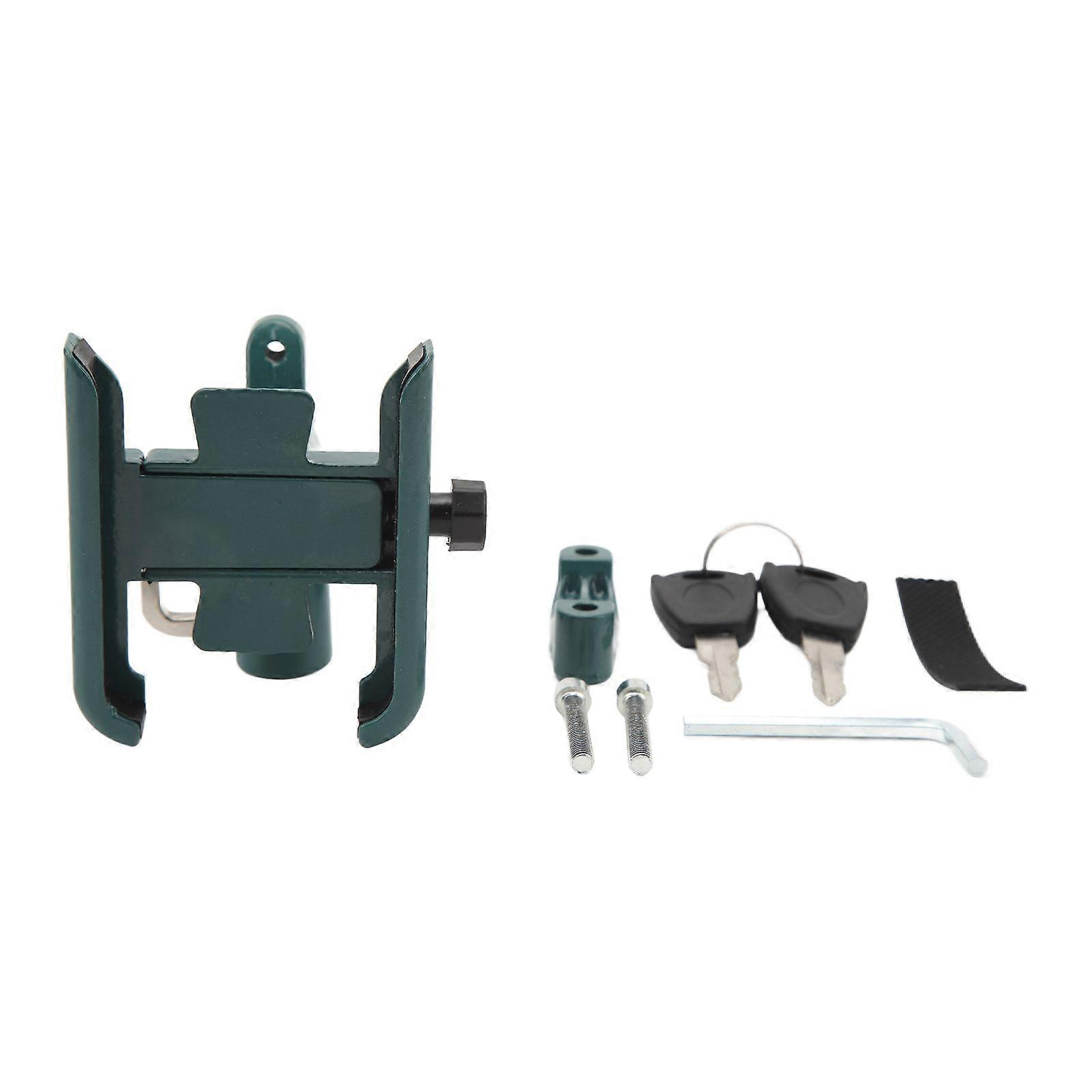 Shockproof phone mount for motorcycle handlebar navigation