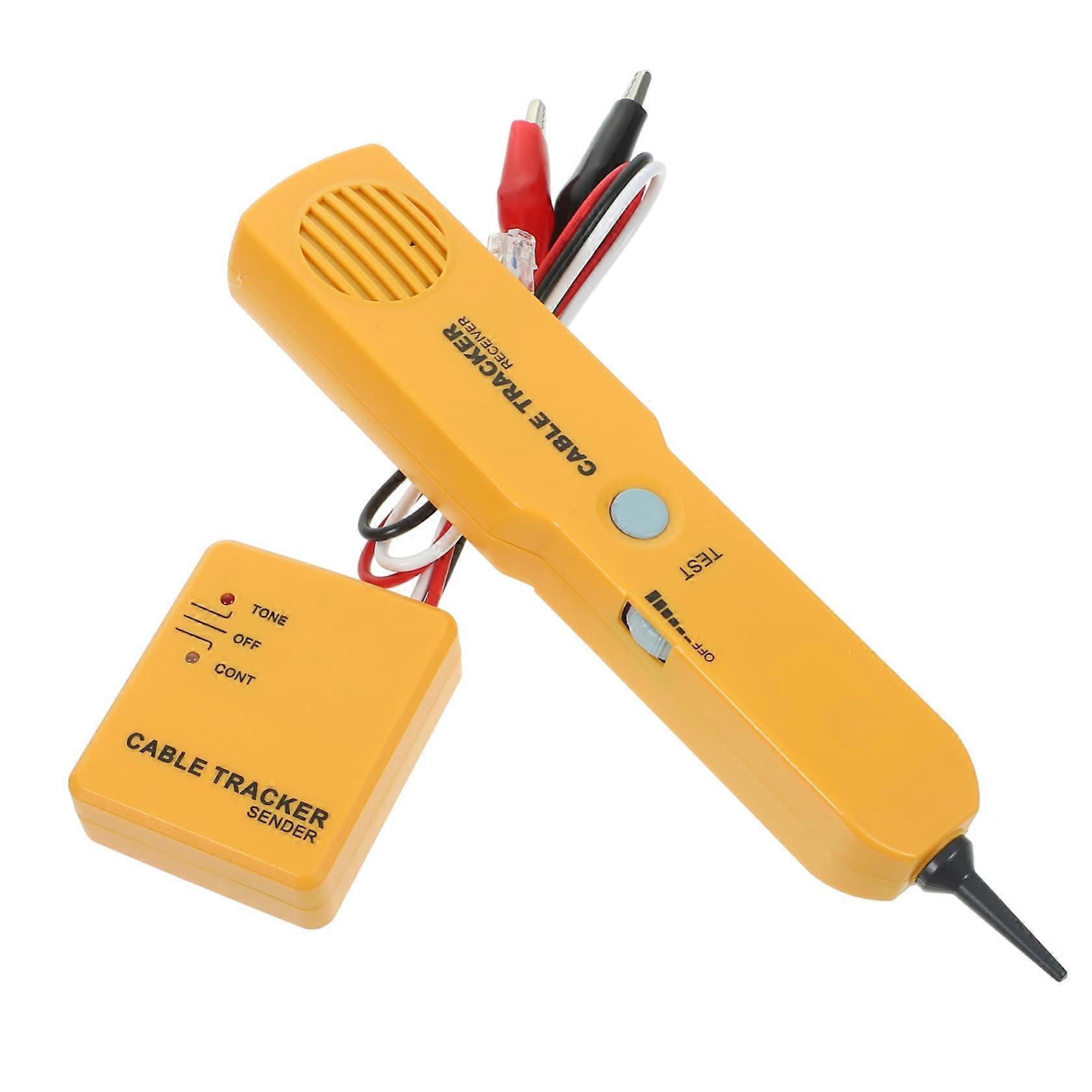 Telephone Cable Tester Kit with Amplifier, Wiring Tools, Tone Generator, and Battery Tester for Sound Line Detection