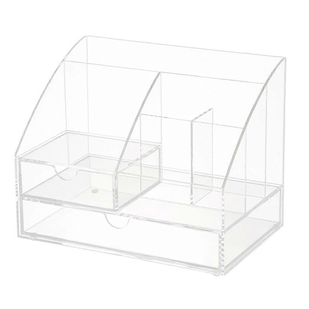 Plastic Desk Organizer with Drawers, Functional Clutter-Free