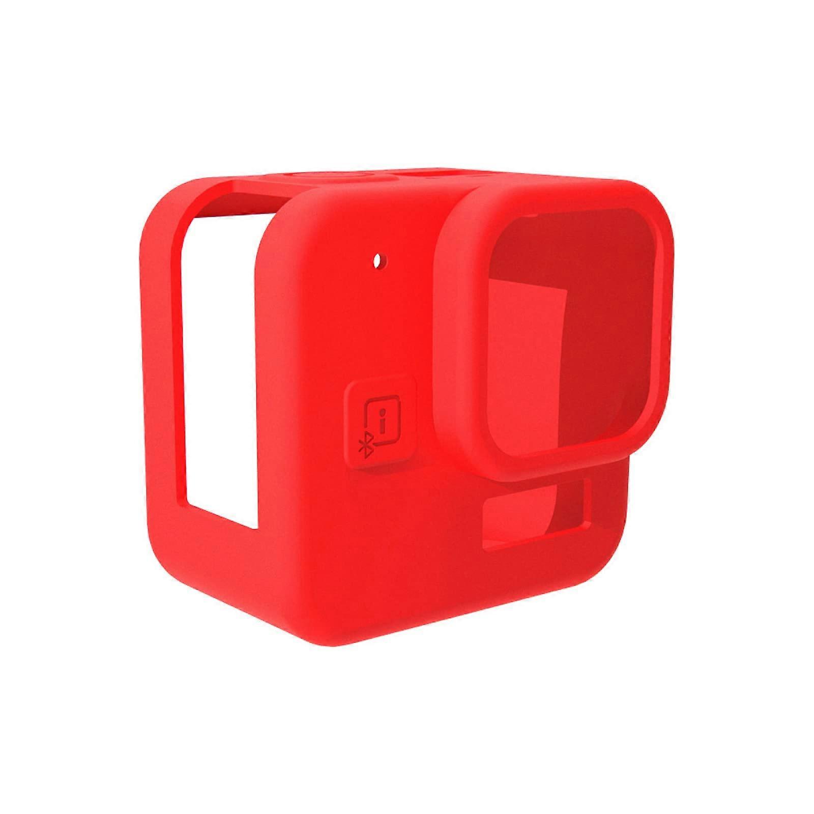 Durable Silicone Case Replacement Action Camera Protective Case for GoPro Hero 11 Black Mini Camera (Red)