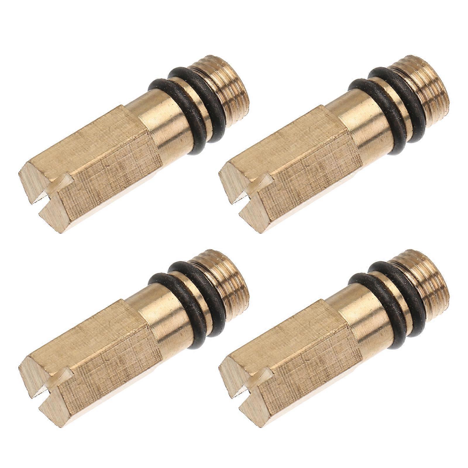 Cold Water Plug 4Pcs Practical Copper Faucet Accessory For Bathroom Kitchen And Balcony Use With Round Shape