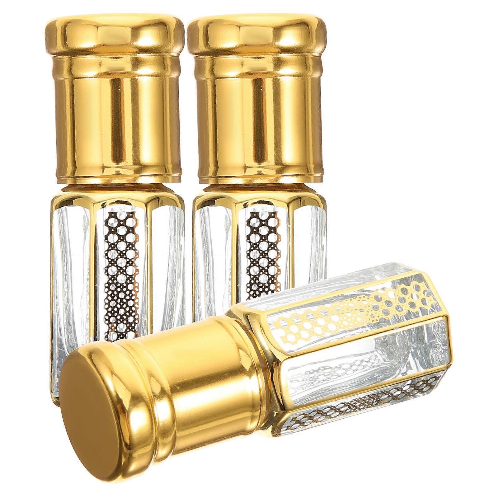 3pcs Empty Roller Perfume Bottles for Women 3ml Essential Oil Containers