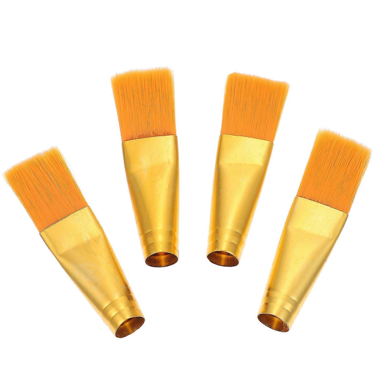 Mini Makeup Brushes 4Pcs Crafted For Effective Cleaning Of Teapots And Makeup Tools In Unique Teapot Shape