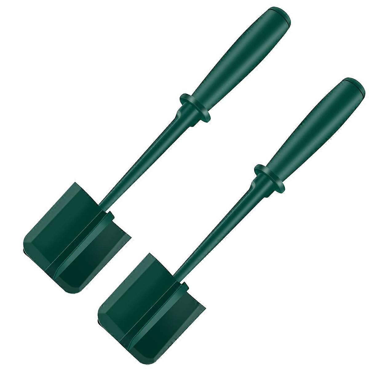 Hand-Held Meat Cutter and Masher Cooking Scraper Meat Mincer Tool Mixer Spatula Grinder and Masher Spatula 2pcs
