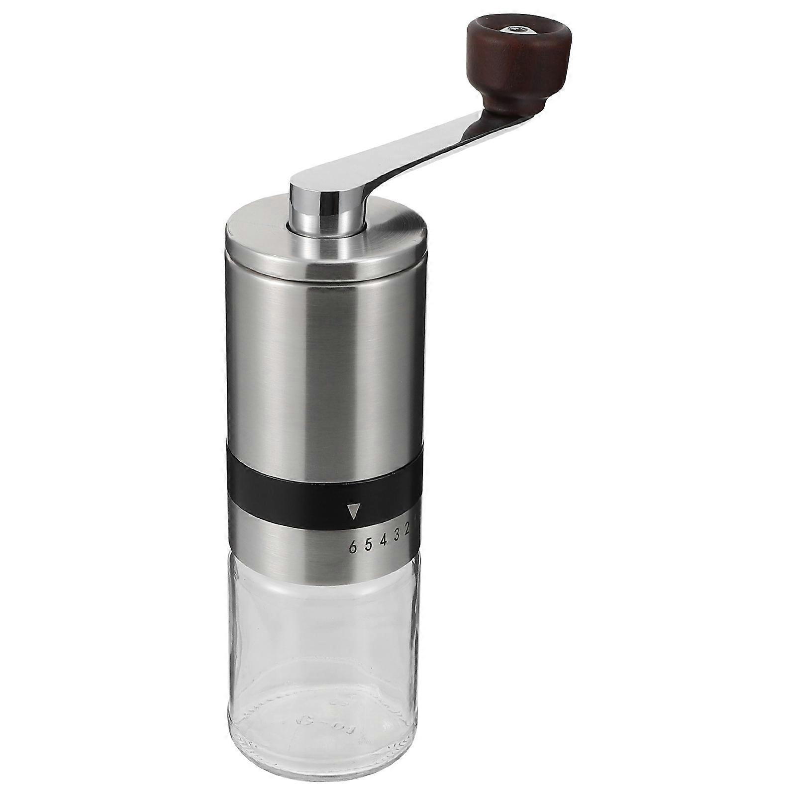 Hand Coffee Grinder 1Pack Travel Coffee Grinder For Coffee Lovers Great For Camping And Home Use Brown Color Made From Materials