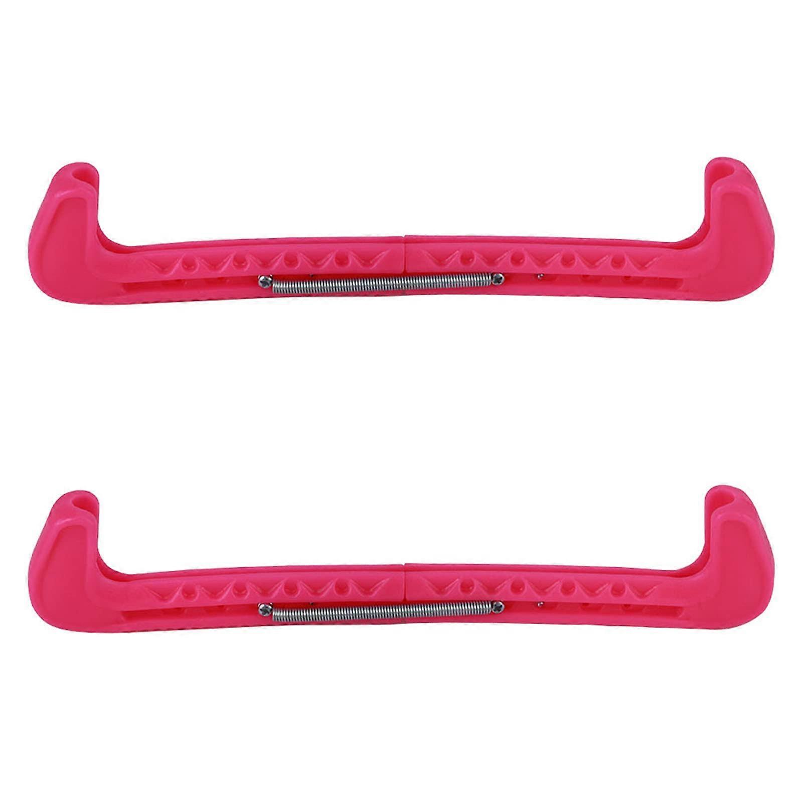 2pcs Adjustable Ice Skate Blade Covers, Ice Skate Protector with Buckle, Ice Skating Blade Guards for Figure Skates