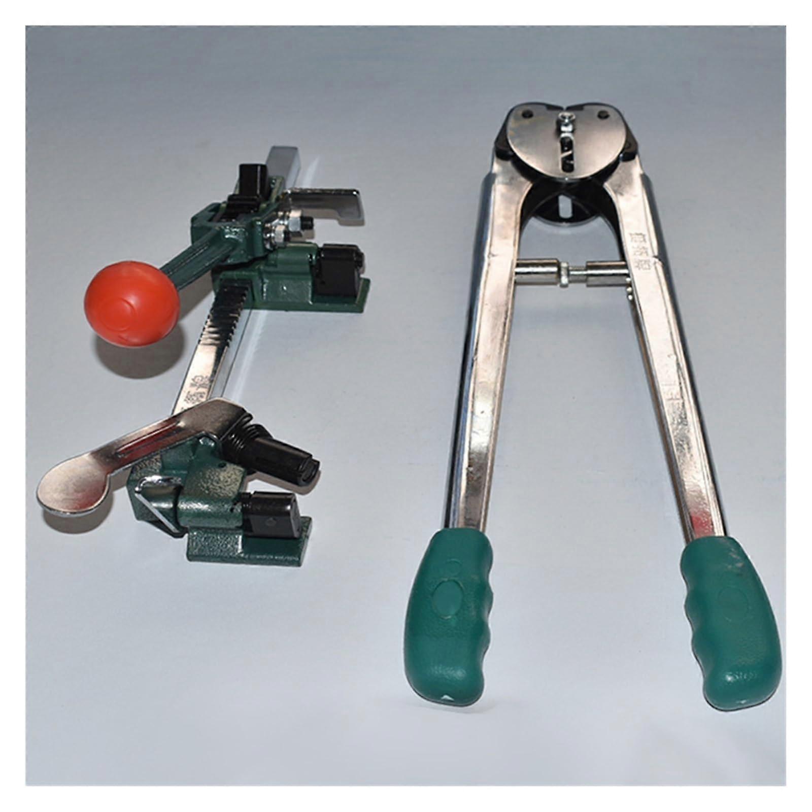 Electric Binding Tool, Heavy-Duty Metal Strapping Tool for Paper and Plastic, Handheld PP Strap Press, Multi-Purpose Design