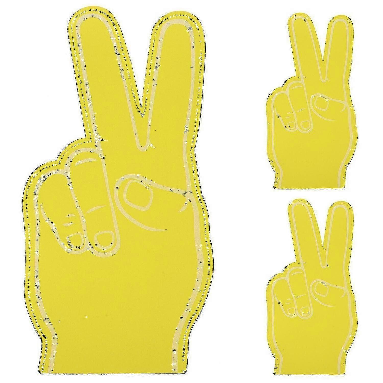 3pcs Foam Finger Hand Cheerleading Pompom Eva Foam Hand Glove For Sports Meeting_jl-FCY