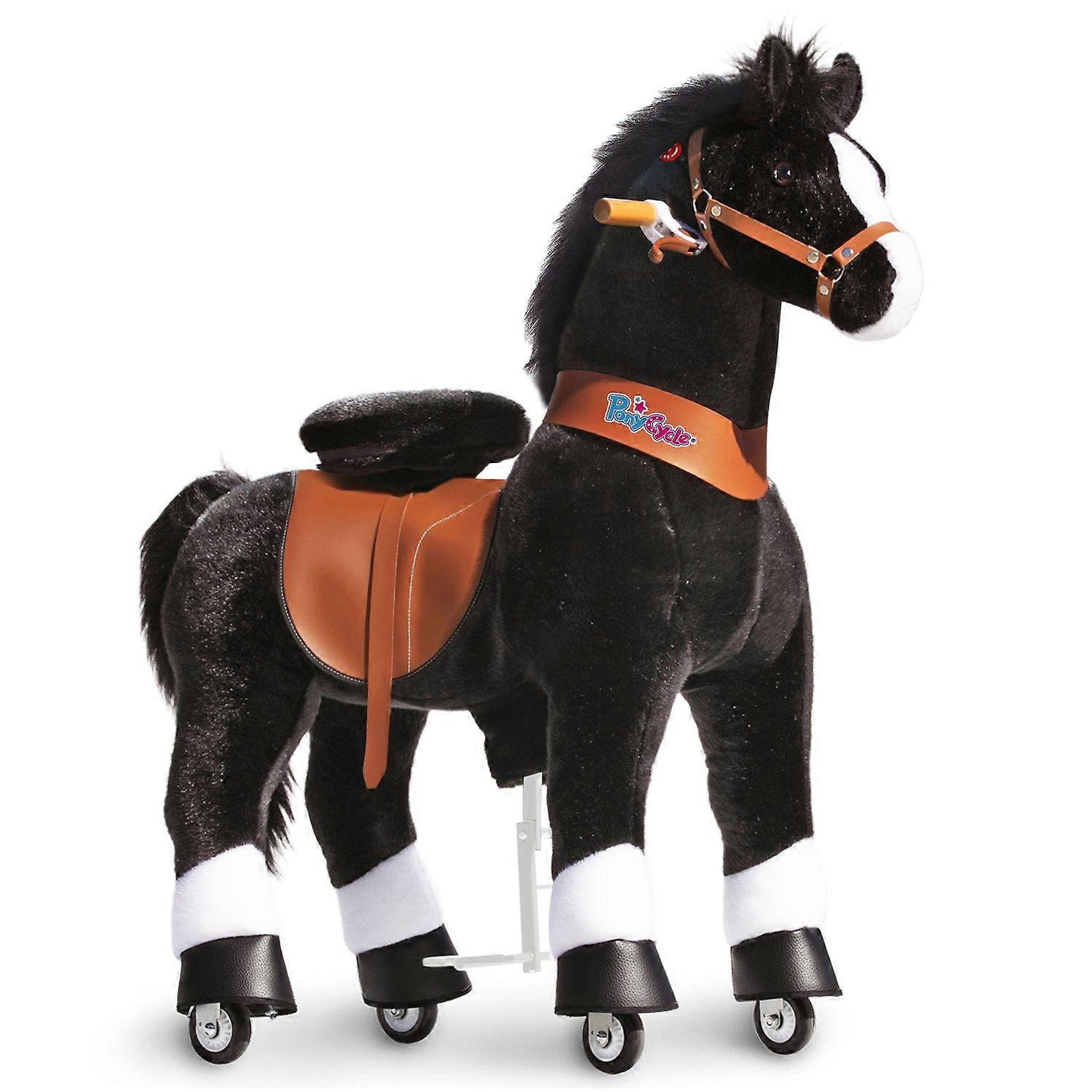 PonyCycle® Model U Ride On Horse Size 5 For Age 7+ Black(UK&EU In Stock)