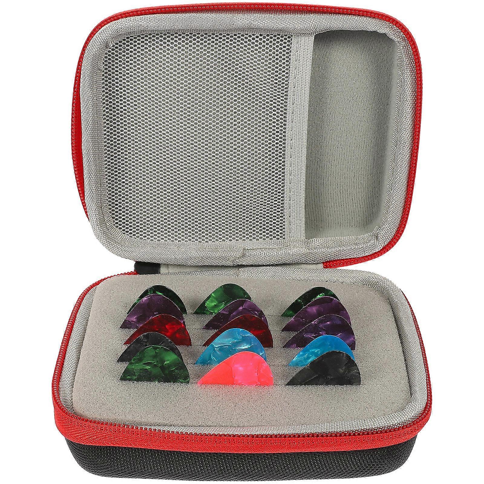 Guitar Plectrums Organizer 5 Sets For Professionals Practice Rectangular Design Finger Protection 5 Sets