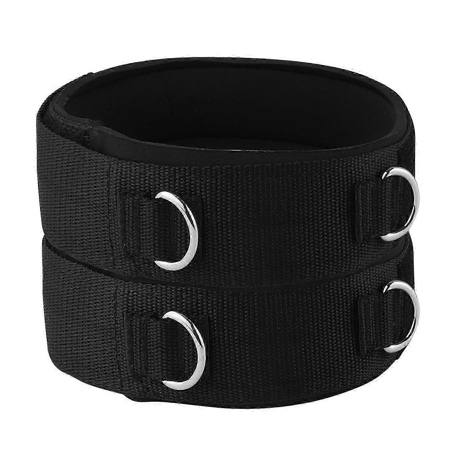Thigh Straps for Training 2 Pieces Adjustable Padded DRing Ankle Strap
