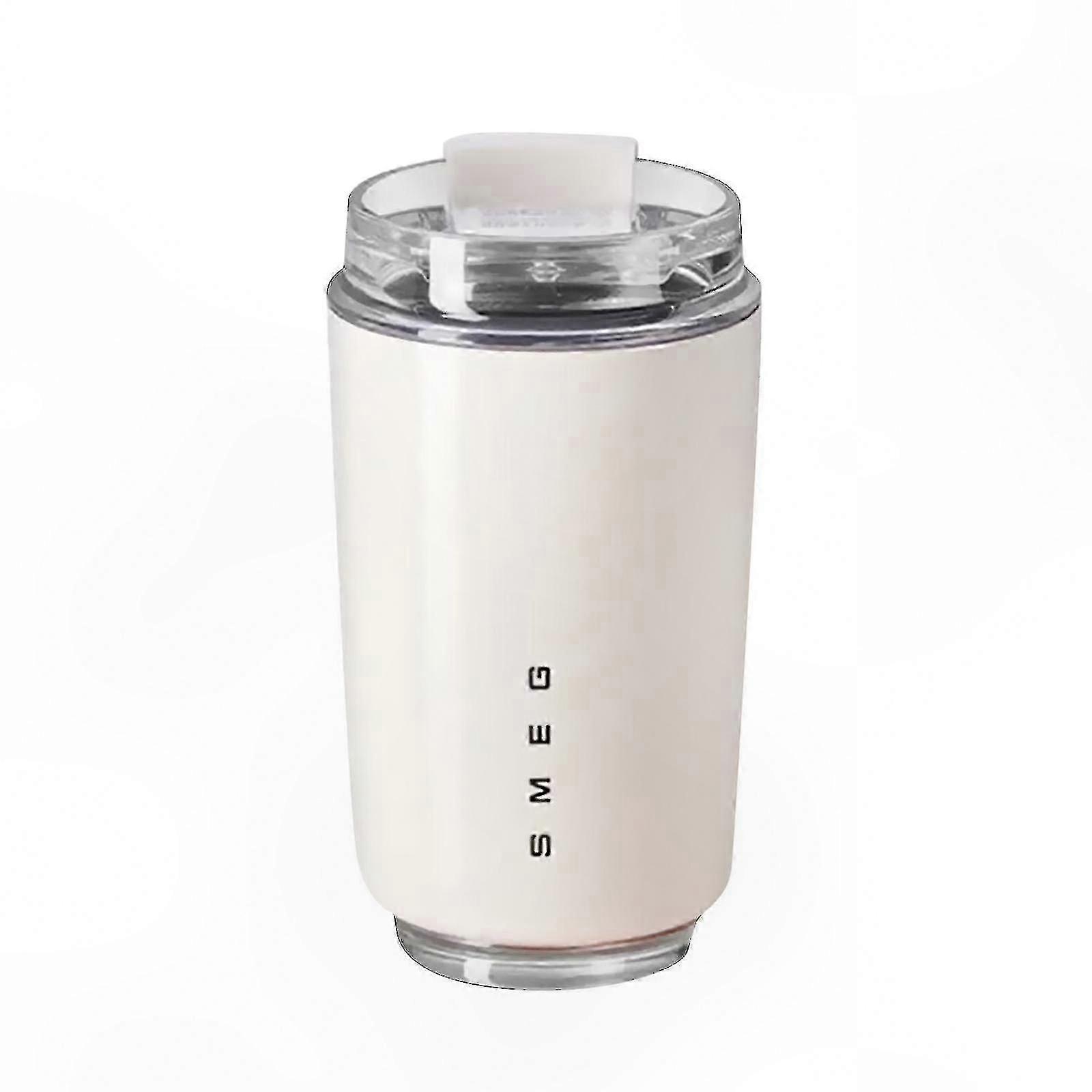 351ml Double Wall Insulated Tumbler with Lid for Hot and Cold Drinks