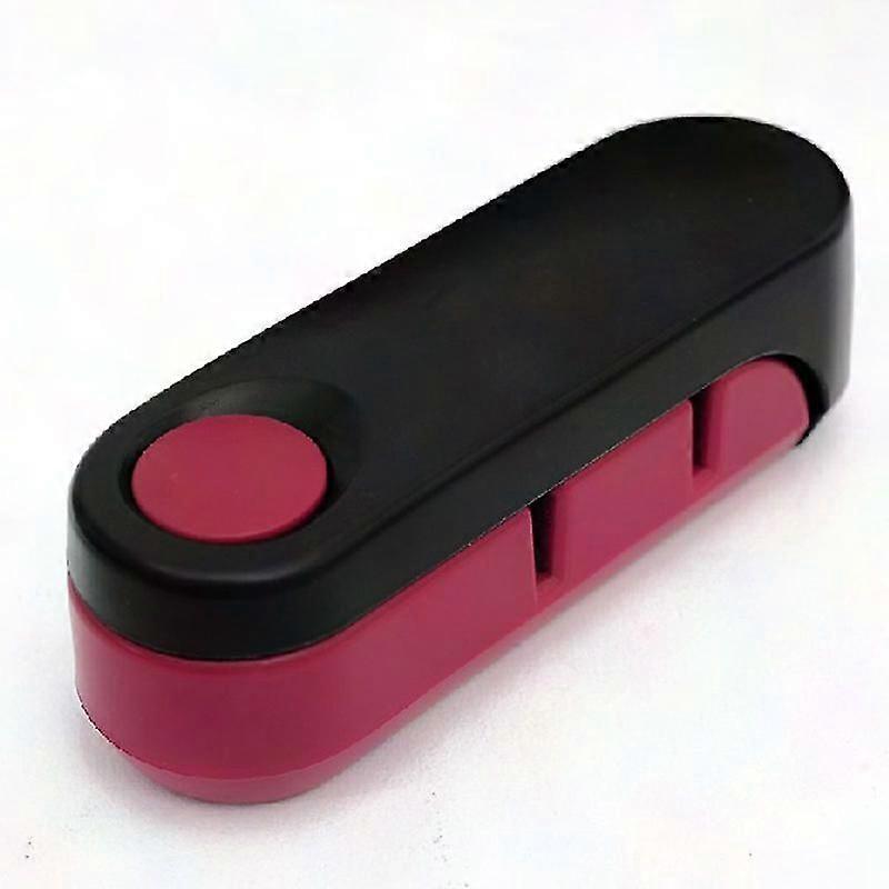 Compact Steel Blade Knife Sharpener - Gray & Red Kitchen Knife Sharpener
