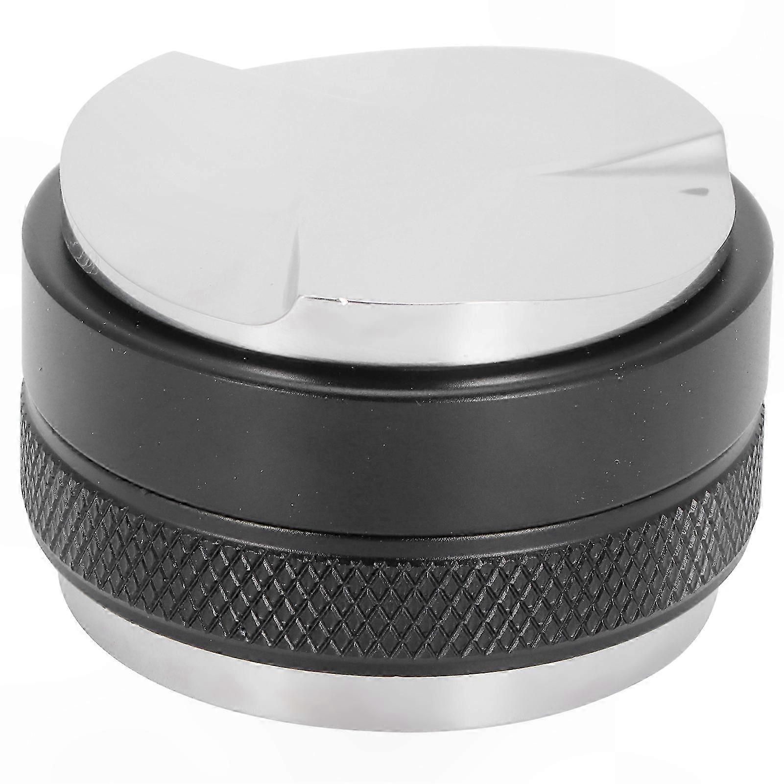 Adjustable Coffee Distributor with 3 Angled Slopes, Dual Head, and Variable Height for Espresso Tamping