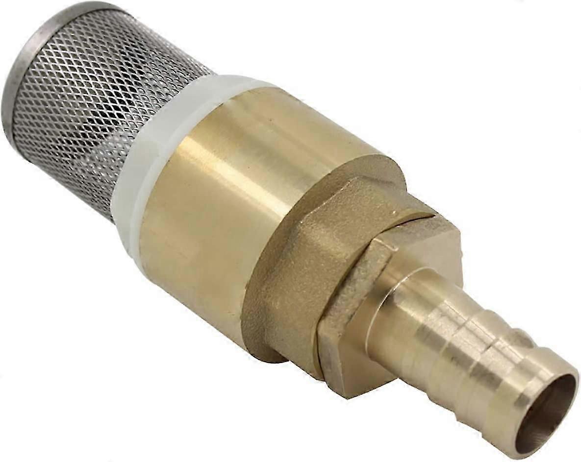 Check valve with strainer 1/2 3/4 1 inch with socket 12 16 19mm- (Thread 3/4 pollice+Tube fittings 16mm)