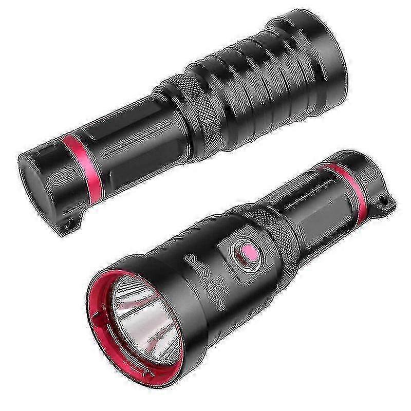 مصباح غوص مقاوم للماء عالي الطاقة 3000 لومن لاستكشاف أعماق البحار حتى 100 متر