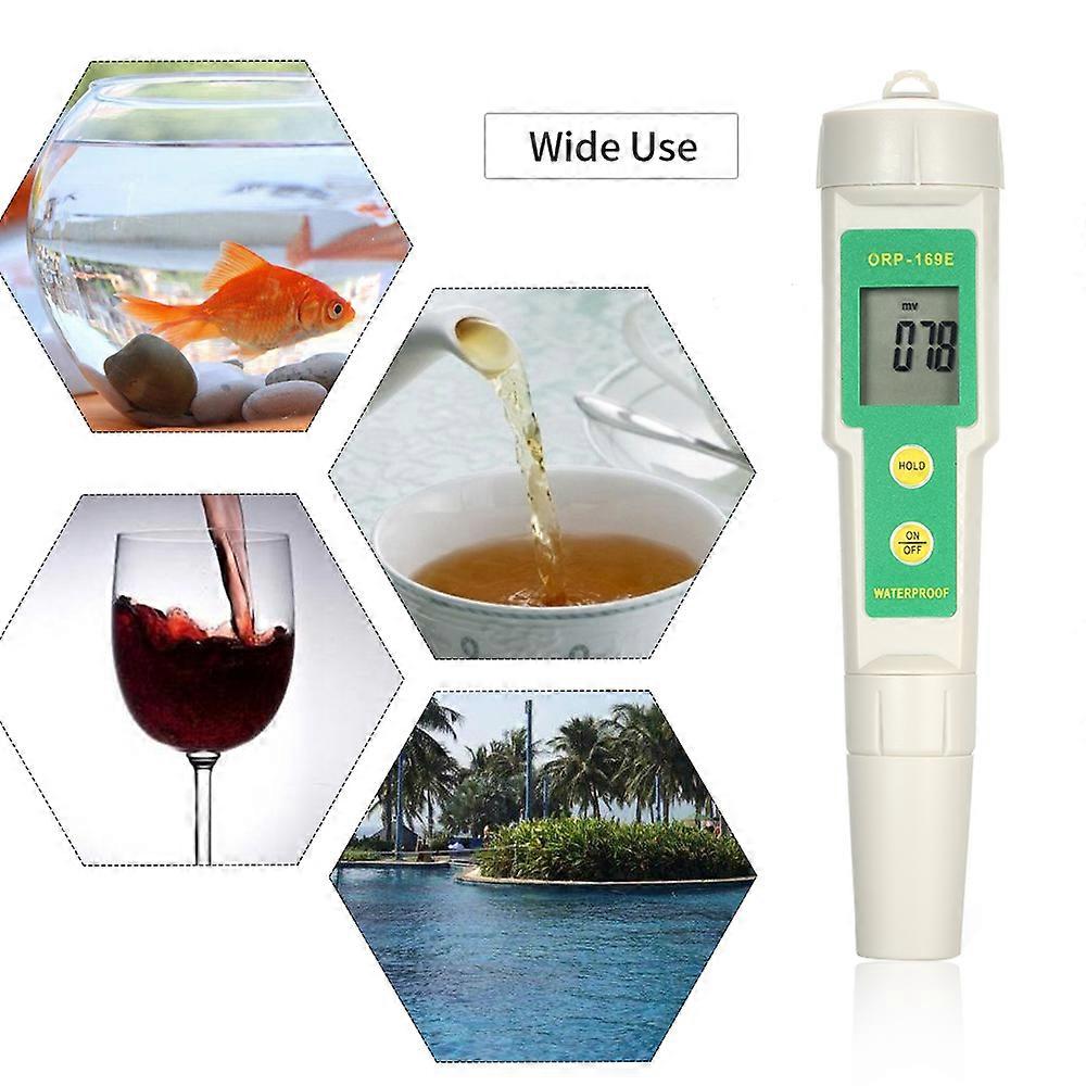 Pen Type ORP/REDOX Tester with Digital LCD Display Redox Meter Professional ORP Water Quality Detector Oxidation Reduction Potential Monitor Analyzer