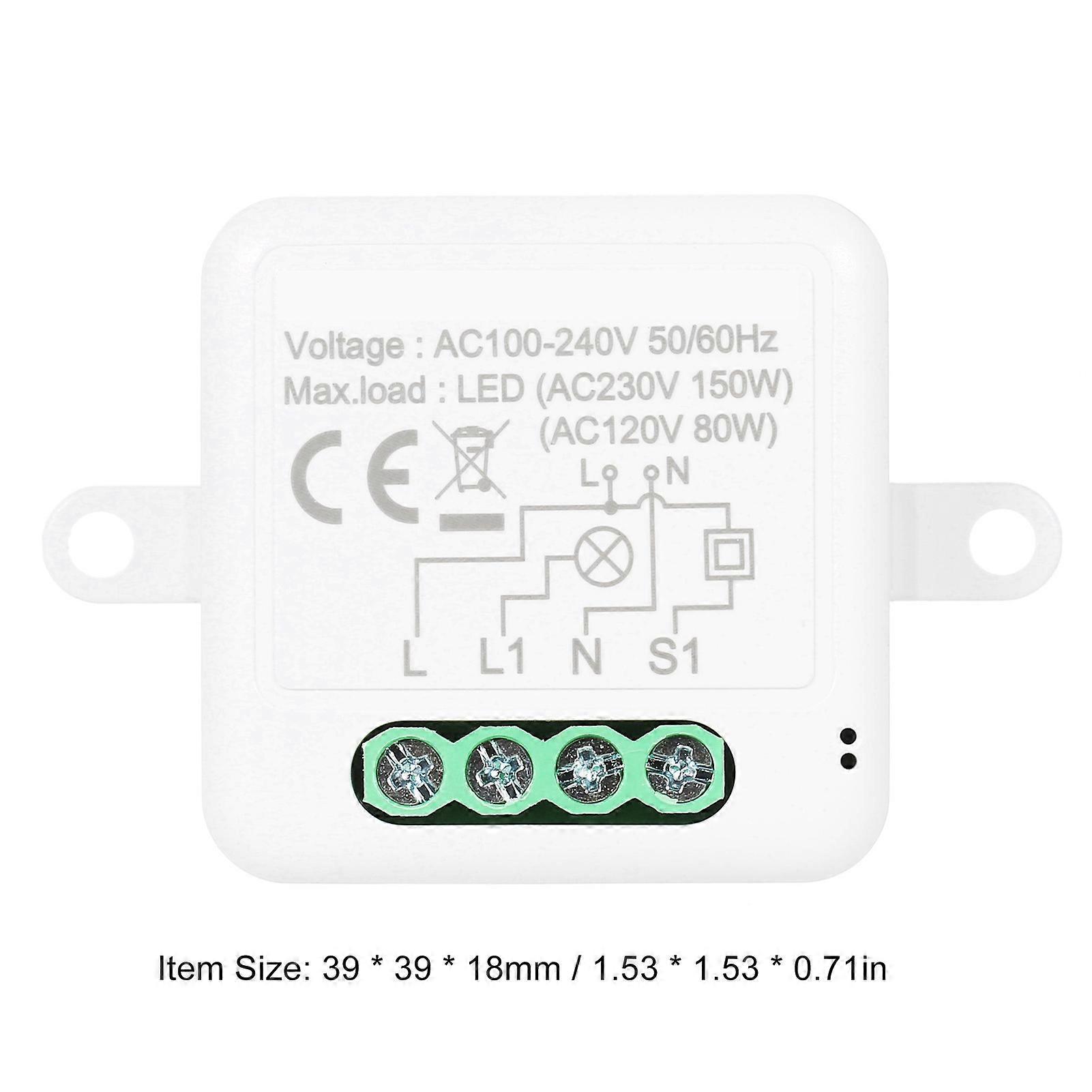 Zigbee Dimmer Switch Module App Remote Control Curtain Switch Works with   Home 1 Gang Switch