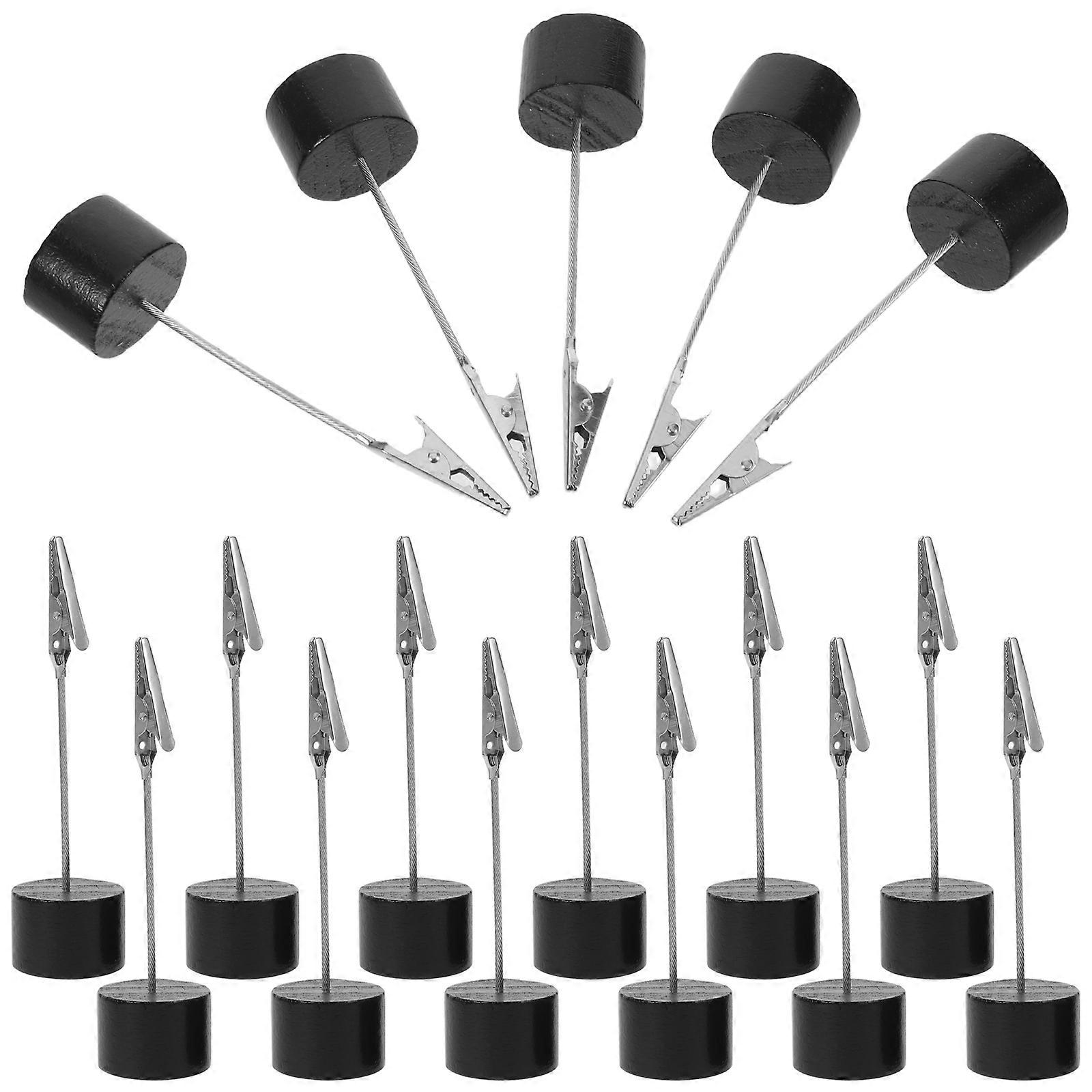 Creative Home Decor Table Number Holder Clips for Clipping Paper 24Pcs