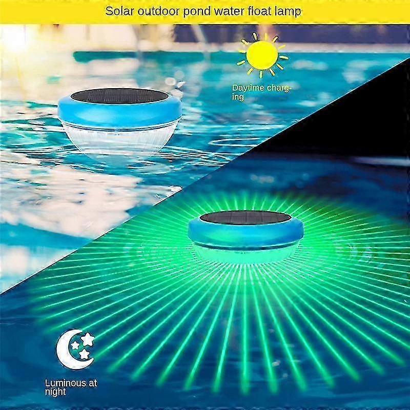 Solar Floating Pool LED Lights,Waterproof RGB Color Changing Pool Lights,Pool Accessories for Pool,Pond,Spa,Hot Tub