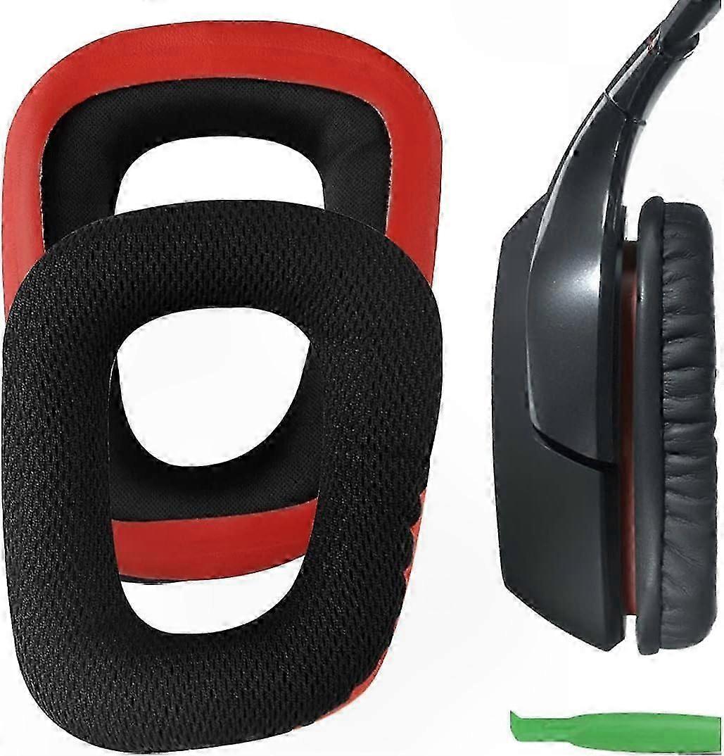 Replacement Ear Pads for Gaming Headsets - Soft Mesh Fabric Cushions for Enhanced Comfort and Durability