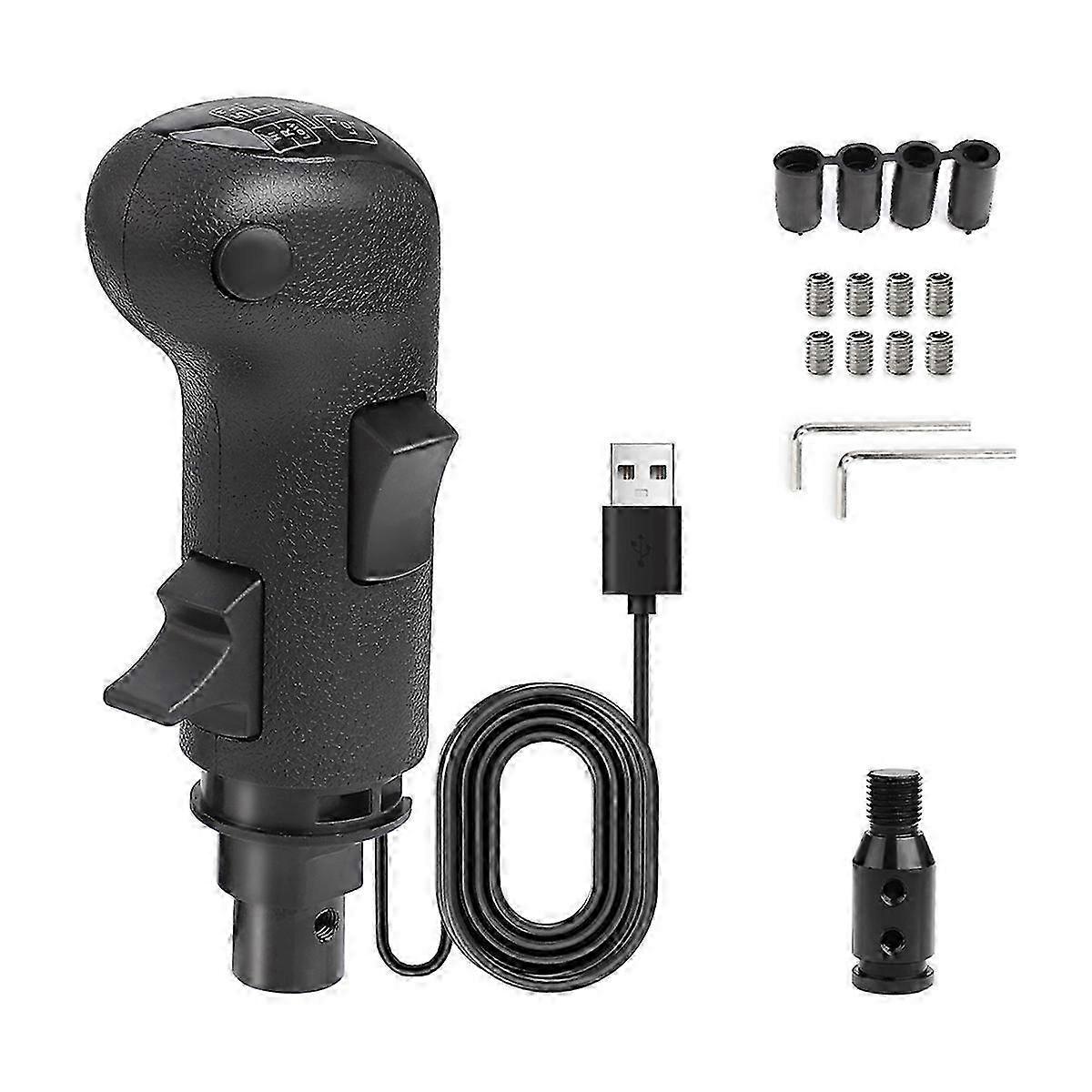 USB Shifter Knob suitable for Logitech G29/G923 & Thrustmaster TH8A