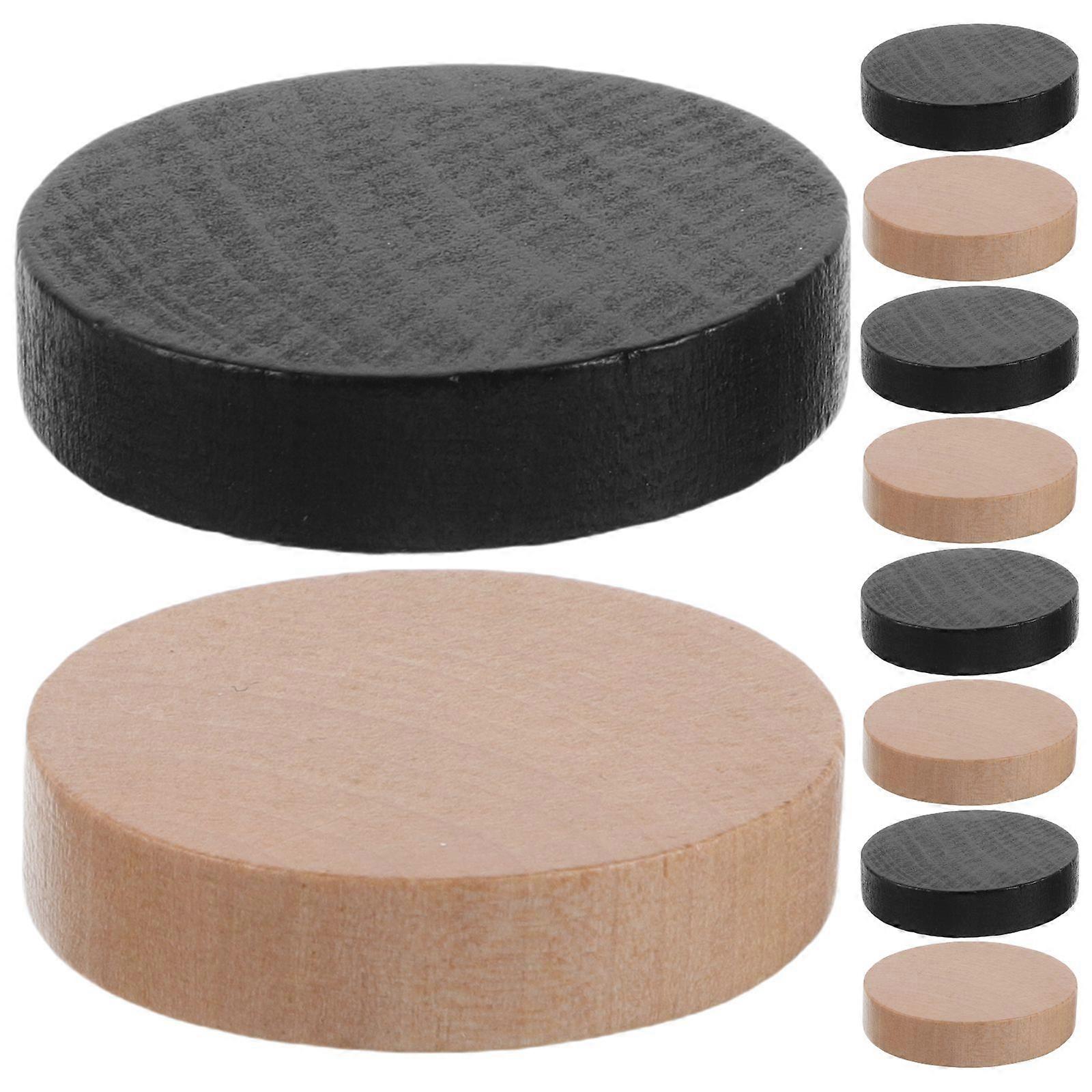 10pcs木製スリングパックゲームチェスアクセサリーホッケースリングパックゲームチェススリングパックスリングパックゲームウッドファストスリングパック