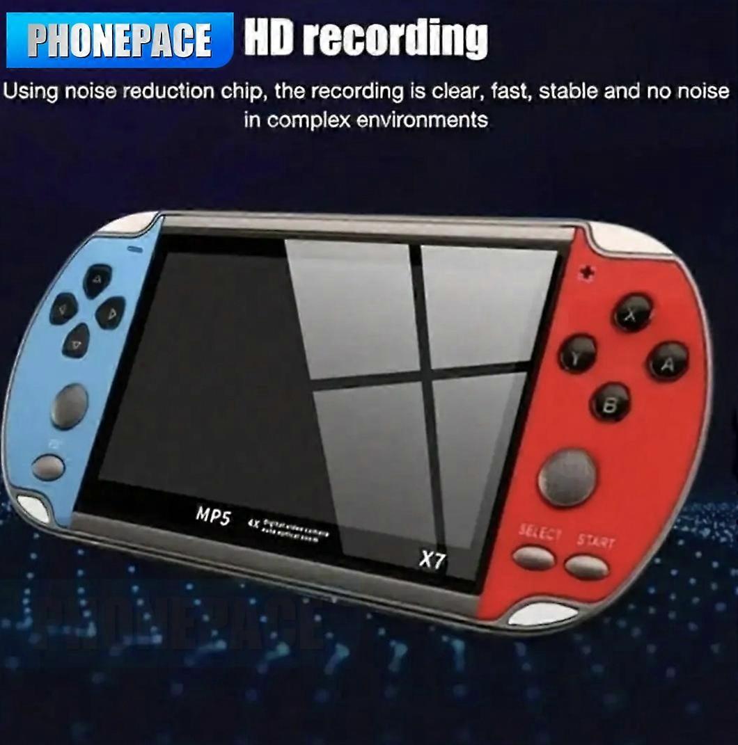 X7 Handheld Game Console 4.3 Inch Handheld High Definition Screen with Clear Video Built into Many Arcade