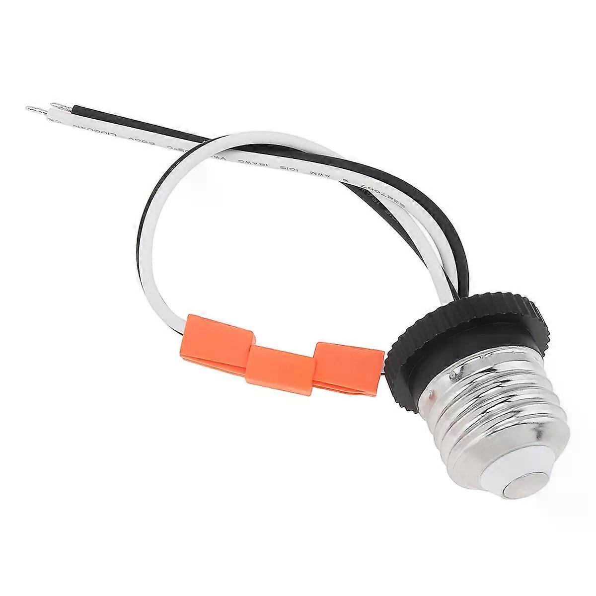 Easy Install E26 Socket Adapter Medium Base Male Screw In Light Bulb Socket Pigtail for Led Ceiling Lights Downlight