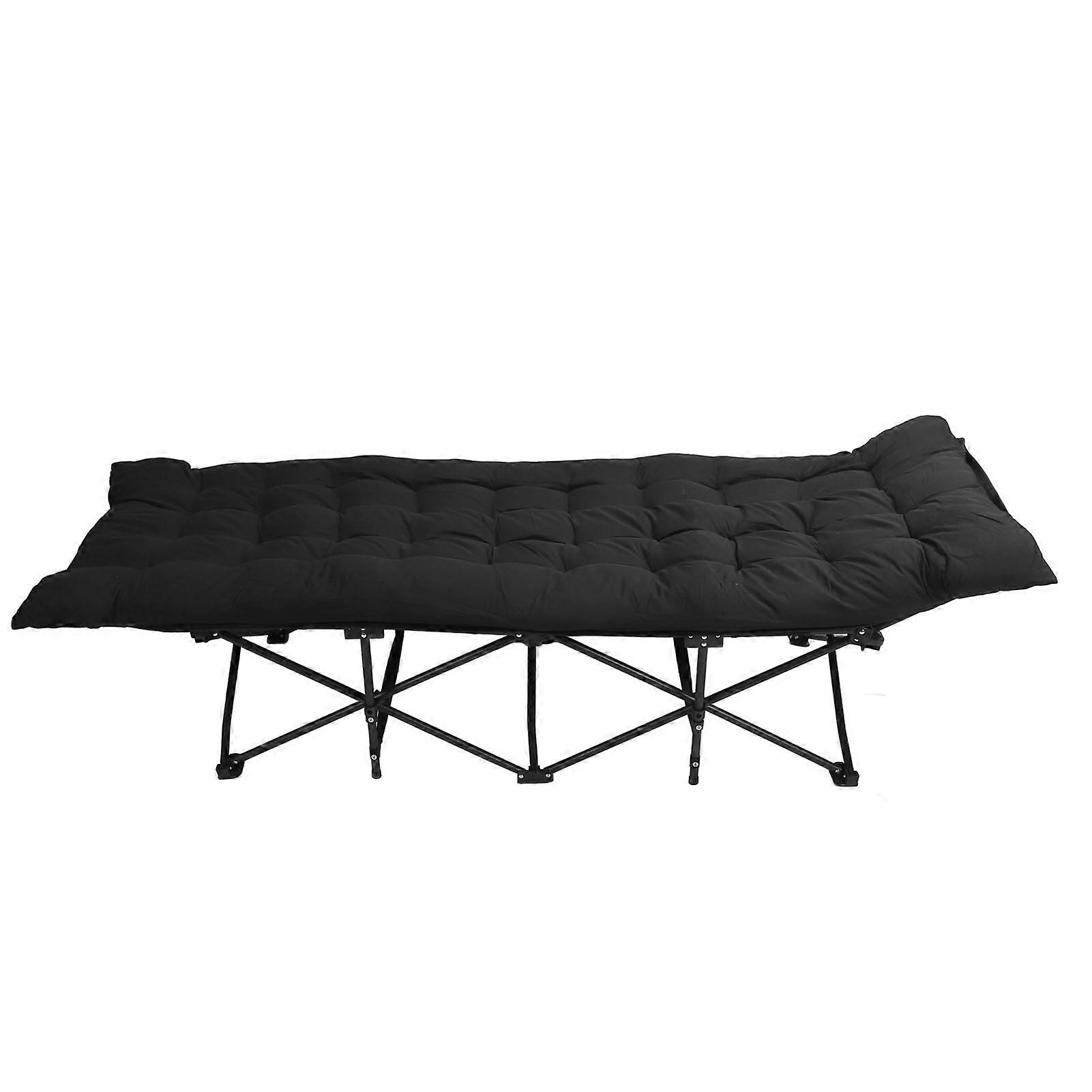 Portable Folding Bed Cot 188x66x37cm, 150kg Capacity