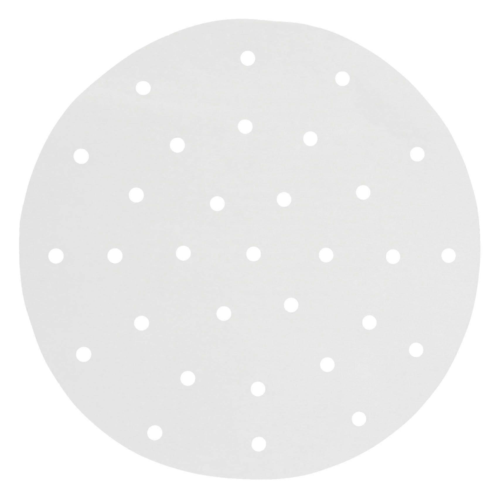 100pcs Liners, 9inch Bamboo Steamer Liners, Premium Perforated Parchment Steaming Papers, Non-stick